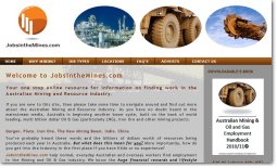 Jobs in the Mines E-book website  <br/> click to view